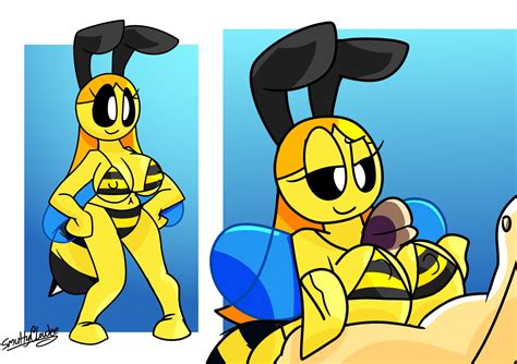 Rule 34 Anon Antennae Anthro Beatrice Cloudee Bee Bikini Bikini