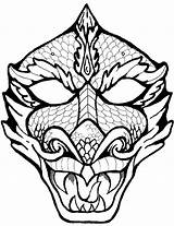 Dragon Face Coloring Head Chinese Printable Template Drawing Mask Burning Wood Pyrography Patterns Pages Mandala Faces Realistic Colouring Lion Woodburning sketch template