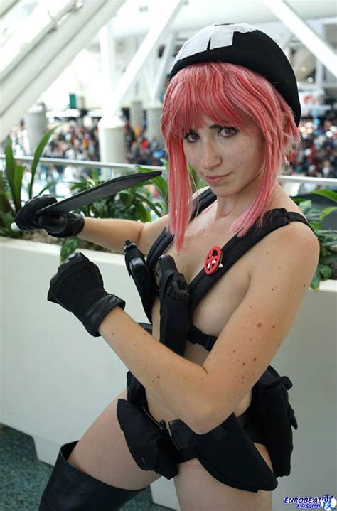 sexy nonon jakuzure cosplay at ax2014 by eurobeat kasumi