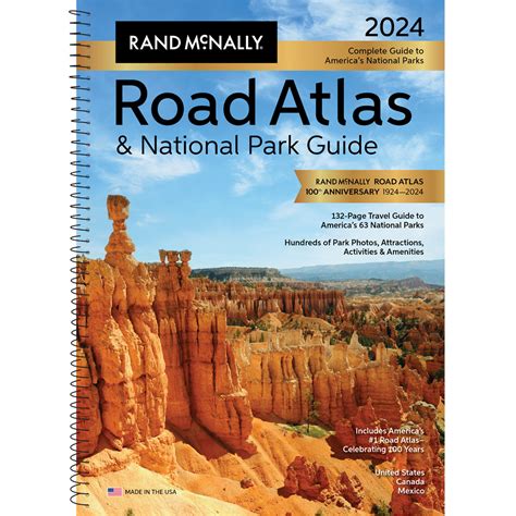 rand mcnally  road atlas  national park guide