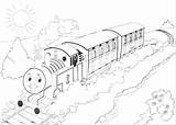 Train Thomas Coloring Pages Printable Theme Print Forget Supplies Don sketch template