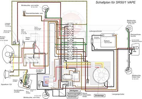 simson  vape schaltplan  vape umbau wiring diagram