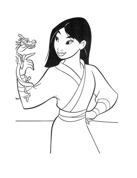 imagenes de mulan  colorear colorear imagenes