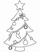 Tree Christmas Outline Printable Templates Coloring Stencils Ornaments Drawing Pages Template Colouring Outlines Print Stencil Kids Clipart Large Trees Color sketch template