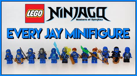 Lego Ninjago Every Jay Minifigure 2011 2015 Youtube