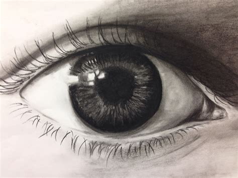 charcoal eye drawing  getdrawingscom   personal