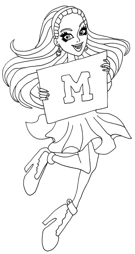 monster high coloring pages  print  color