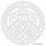 Knot Mandala Getdrawings Symbols Quilt Azcoloring Eat sketch template