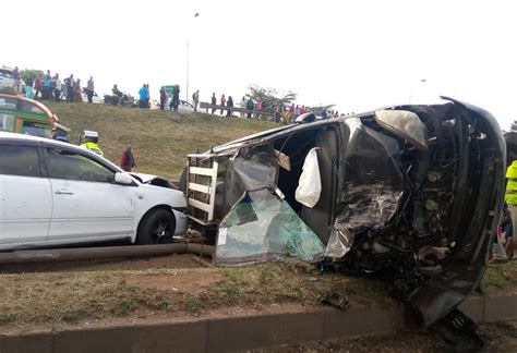 accident  thika road  heavy traffic leaves  injured