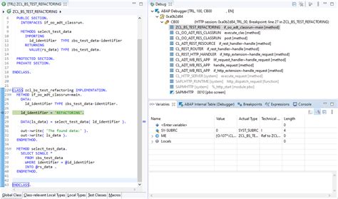 Abap Tools Work With Eclipse Debugging