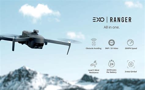 exo  ranger  high  camera drone  adults long battery range  camera  axis