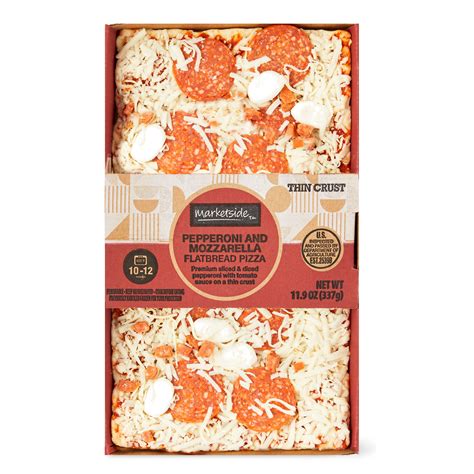 marketside pepperoni  mozzarella flatbread pizza  oz fresh