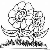 Spring Coloring Pages Coloring4free Flowers Related Posts sketch template