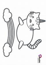 Coloring Unicorn Cat Cute Bubakids Ads Google sketch template