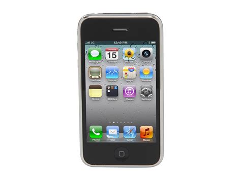 refurbished apple iphone gs gb black  att cellphone neweggcom