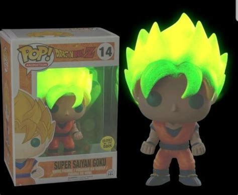 Mint Dragon Ball Z Super Saiyan Goku Glow In Dark Ee
