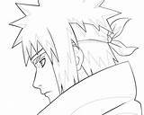 Minato Coloring Pages Naruto Drawing Popular sketch template