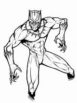 Panther Schwarzer Superheld Raskrasil sketch template