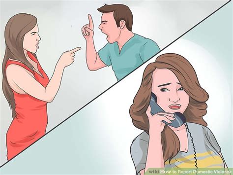 how to report domestic violence 15 steps with pictures