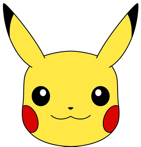 pikachu face png transparent pikachu facepng images pluspng