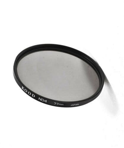 Kood High Quality Nd4 Neutral Density Filter Made In Japan 77mm 2 Stop