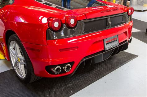 exhaust fabspeed ferrari  carbon fiber rear diffuser fsfercfrd