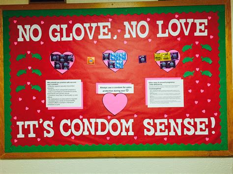 bulletin board about safe sex res life pinterest
