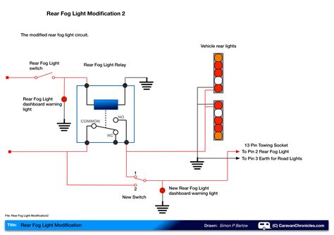 simple fog light wiring diagram  relay collection