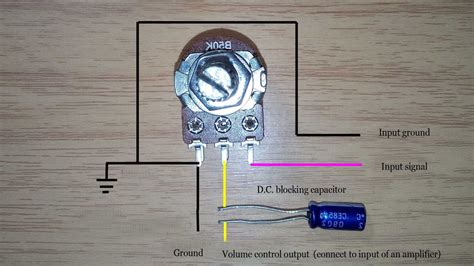 audio volume control circuit diagram