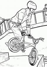 Bmx Coloring Pages Print sketch template