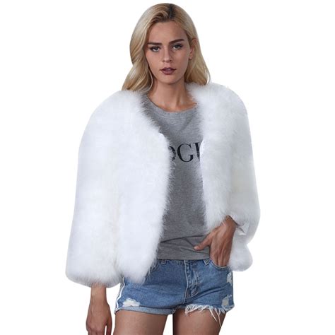 Fashion Plus Size Soft Winter White Fluffy Faux Fur Coat Women Vest