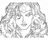 Wonder Woman Coloring Pages Printable Everfreecoloring Superman sketch template