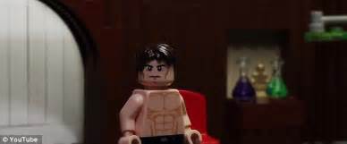 fifty shades of grey trailer gets recreated in lego daily mail online