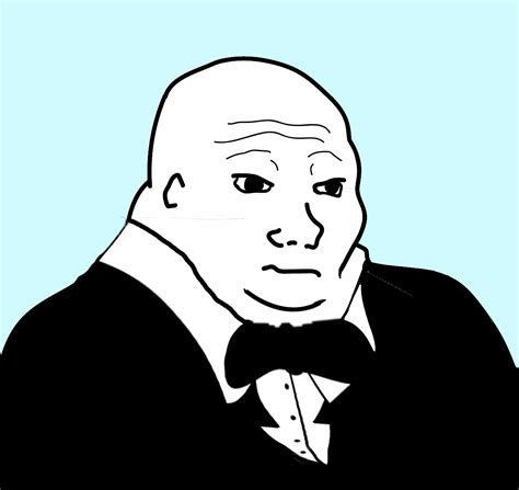 fat tuxedo wojak wojak   meme