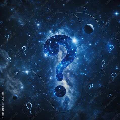celestial question mark question mark  space ilustracion de stock