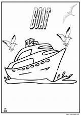 Coloring Pages Cargo Ship Boat Getdrawings Getcolorings sketch template