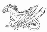 Wings Fire Coloring Dragon Base Pages Icewing Dragons Outline Rainwing Head Template Deviantart Mountain Jade School Train Nightwing Popular Templates sketch template