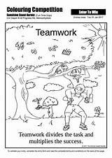 Teamwork sketch template