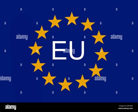 simbolo europeo  estrellas de la ue la union europea fotografia de