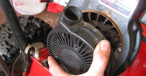 original mechanic   repair  broken pull start cord   small engine mtd  hp snow blower