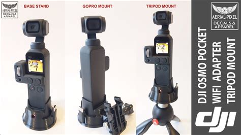 osmo pocket wireless module compatible tripod mount youtube