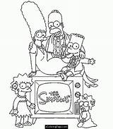 Simpsons Letscoloringpages sketch template