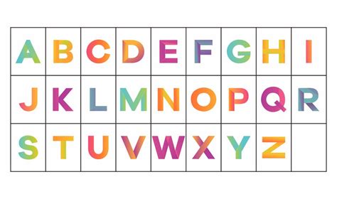 alphabet letter tabbings printable printable world holiday