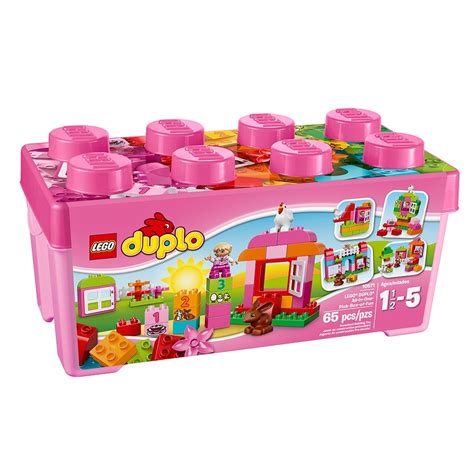 lego duplo    pink box  fun  duplo buy