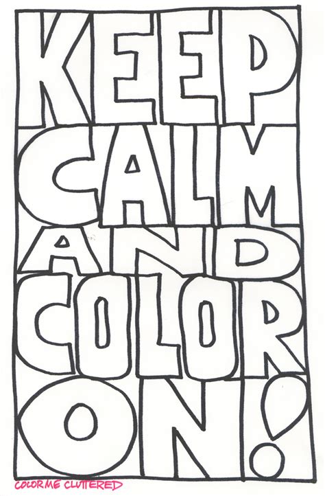 pin  color  cluttered  grown  coloring book