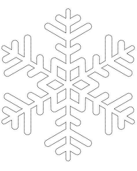 snowflake  printable snowflake template snowflake coloring pages