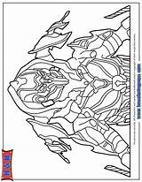 Coloring Pages Halo Action Figure Getcolorings sketch template