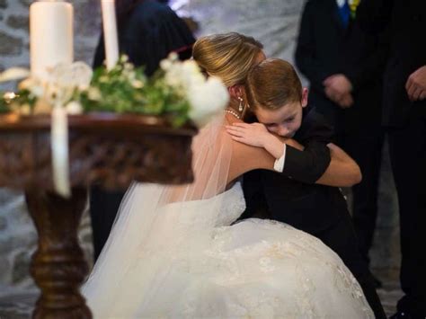 Bride Recites Vows To Her Stepson And His Mother During