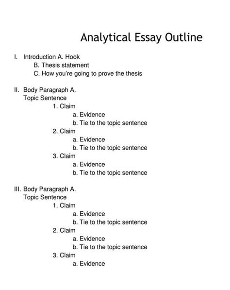 write  essay outline  examples templates