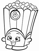 Coloring Pages Shopkins Shopkin Printable Kids Print Colouring Cupcake Cartoon sketch template